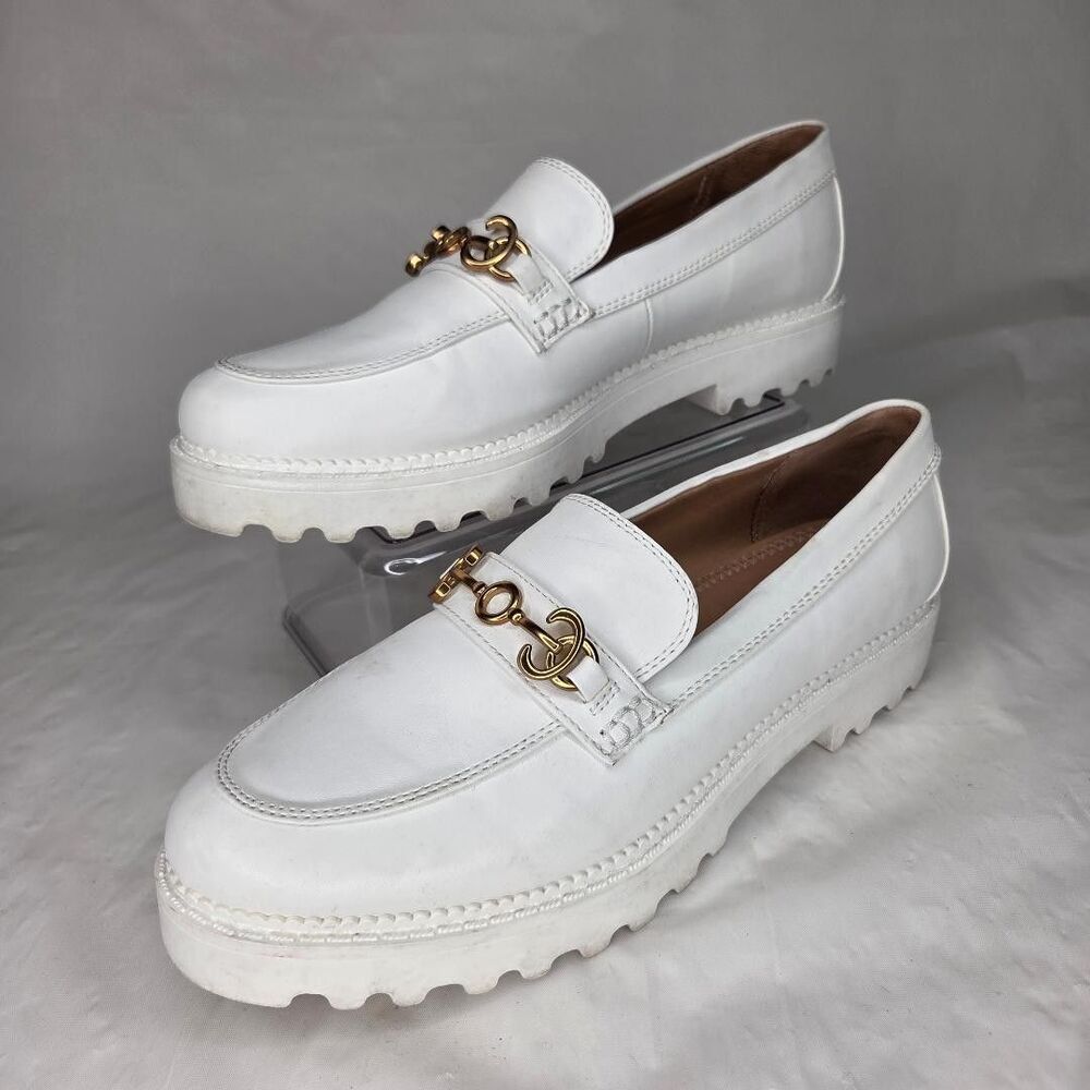 Sam Edelman Deanna Slip-On Shoes, White, Women's Sz 11 M